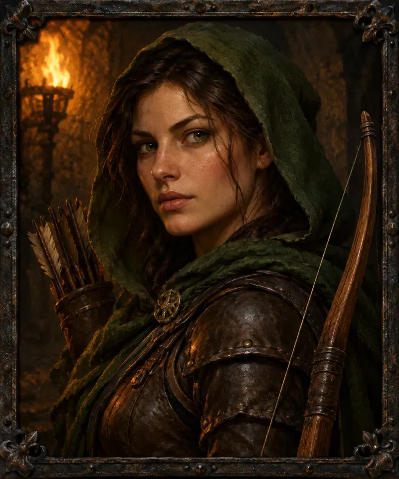 Hunter original character illustration