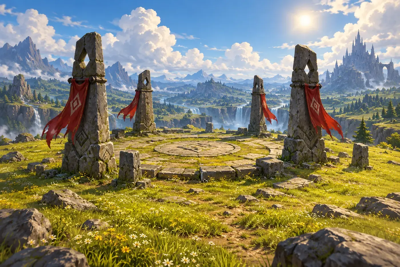 Nagrand Ring original arena illustration, not a measured map